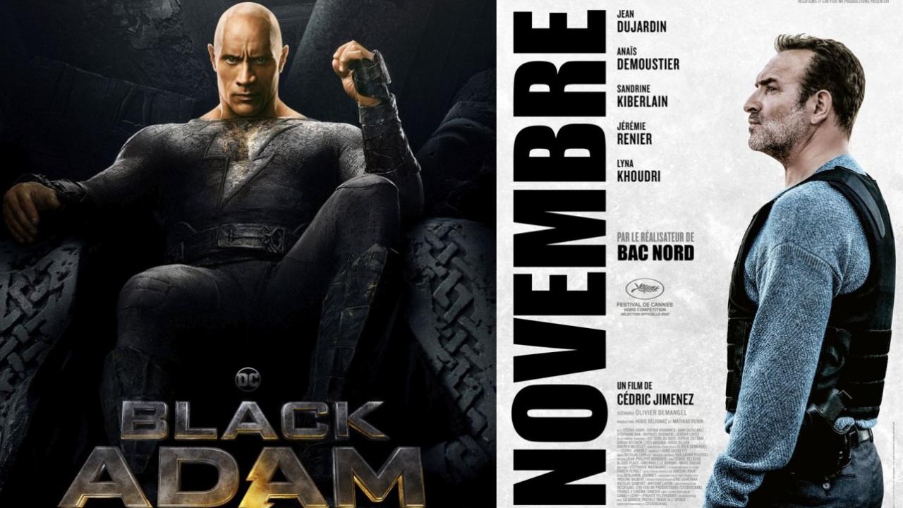 Merci Black Adam et Novembre, le box-office français repart à la hausse