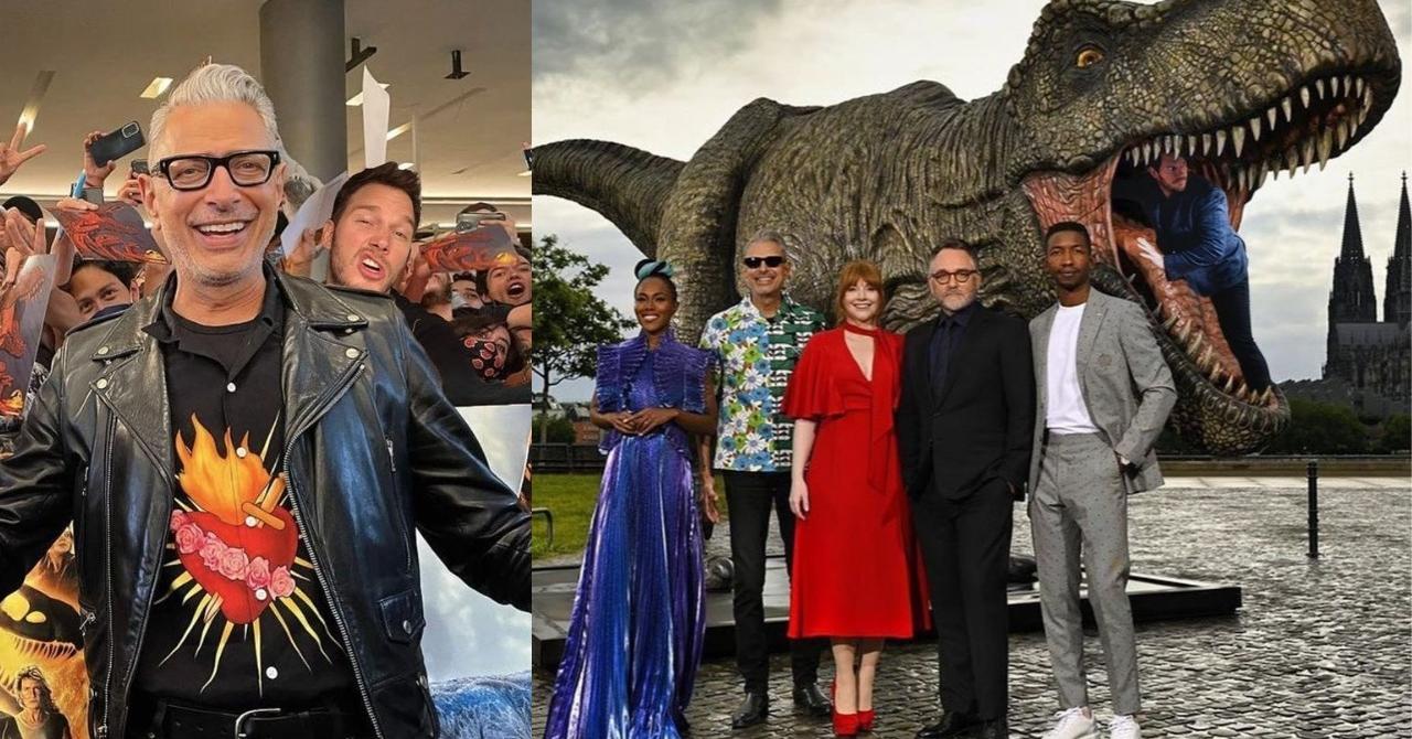 Absent des avant-premières de Jurassic World 3, Chris Pratt s'est incrusté grâce à Photoshop