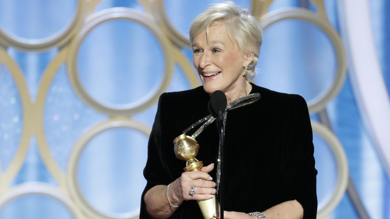 Golden Globes 2019 : Glenn Close, émue, reçoit son premier prix pour un rôle au cinéma