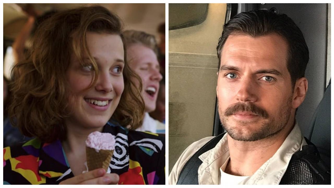 Montage Millie Bobby Brown et Henry Cavill