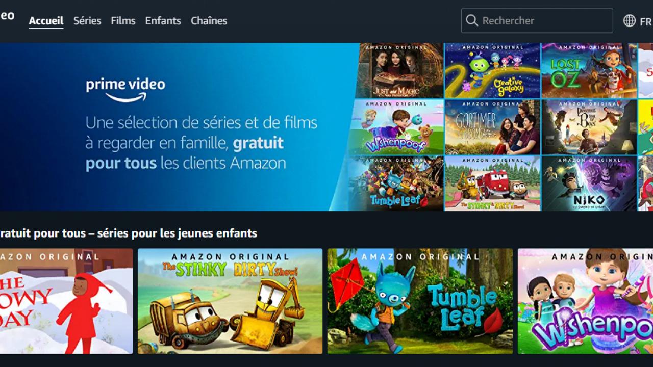 Amazon Prime Vidéo gratuit pour les enfants