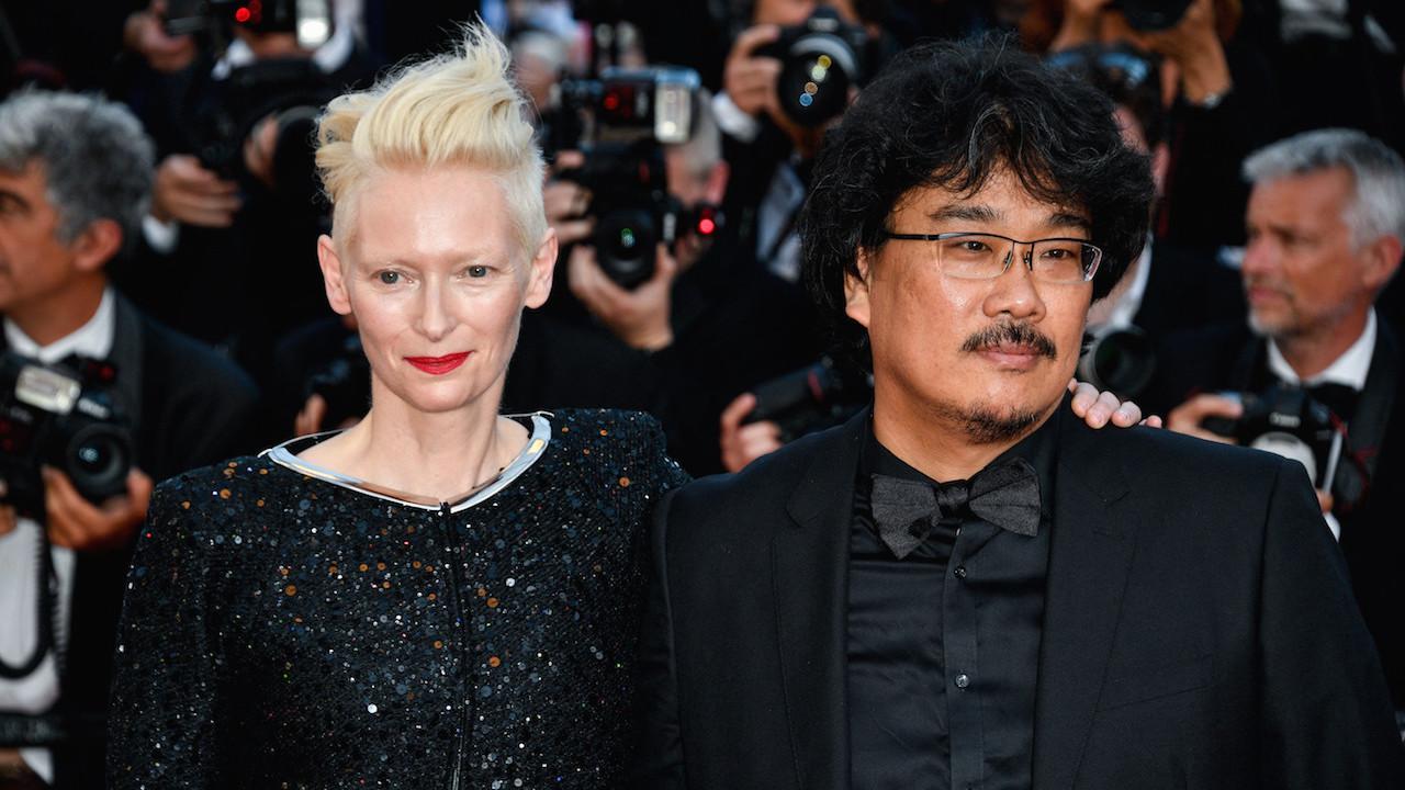 Bong Joon-ho et Tilda Swinton au Festival de Cannes 2017 / ABACA