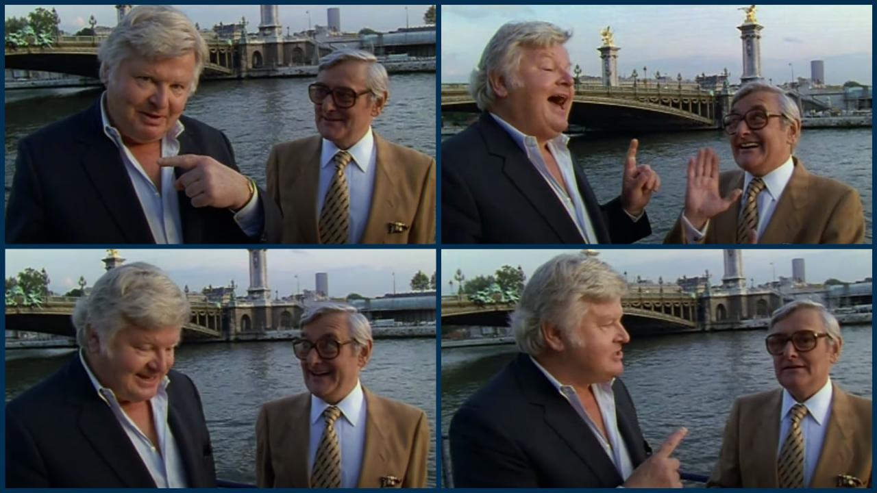 Quand Benny Hill présentait Roger Carel, sa voix française, aux Anglais