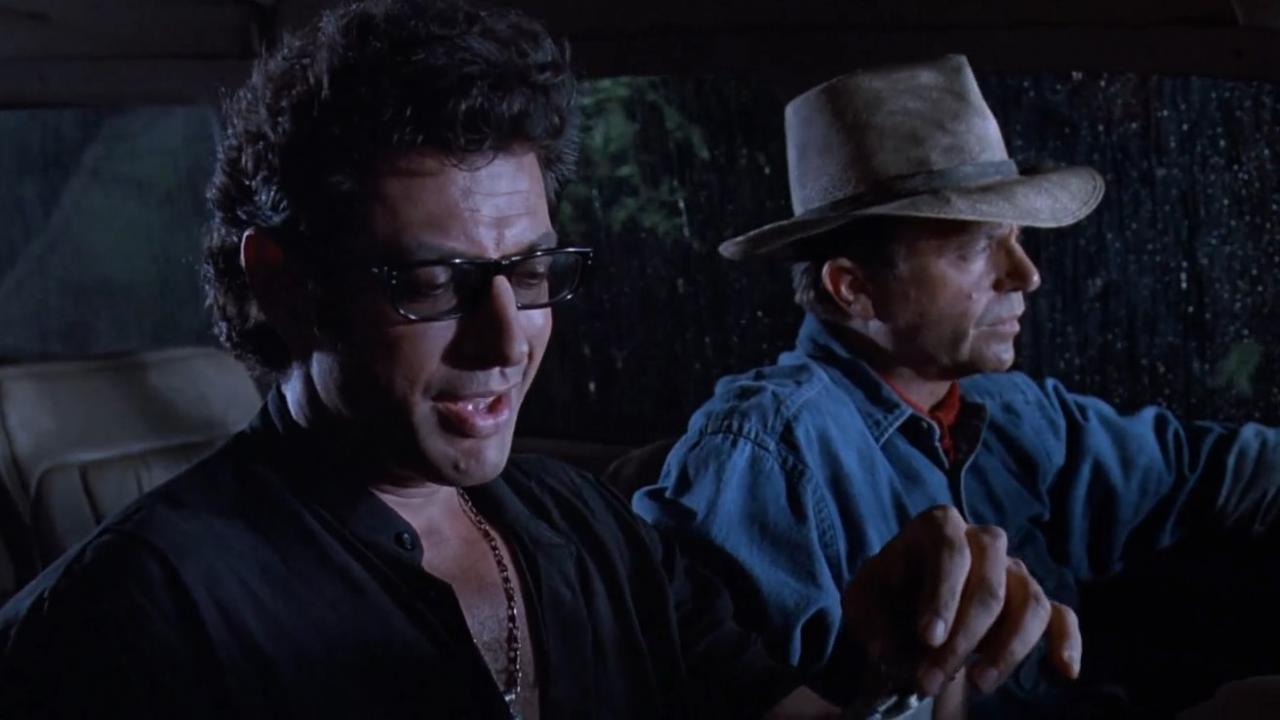 Jurassic Park Sam Neill et Jeff Goldblum