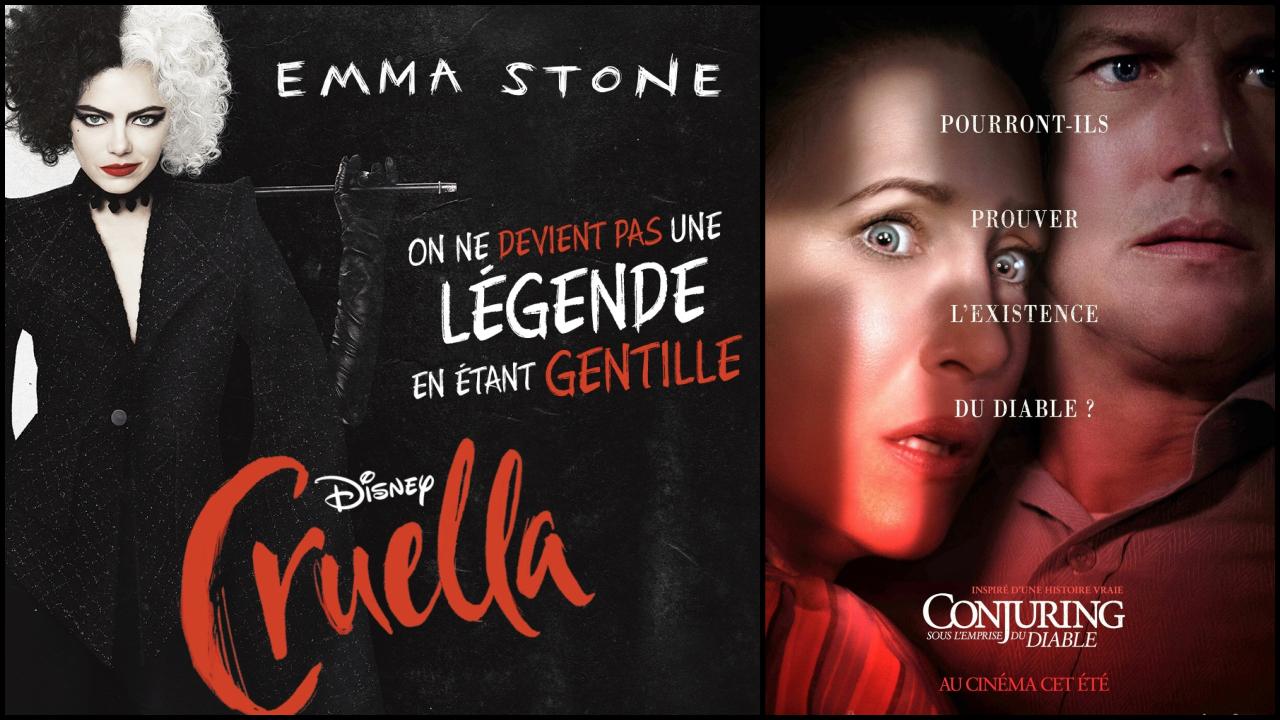 Box-office français du 29 juin : Cruella effraie Conjuring 3