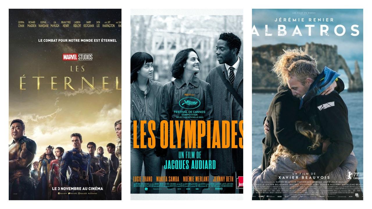 Affiches sorties de films du 3 novembre 2021