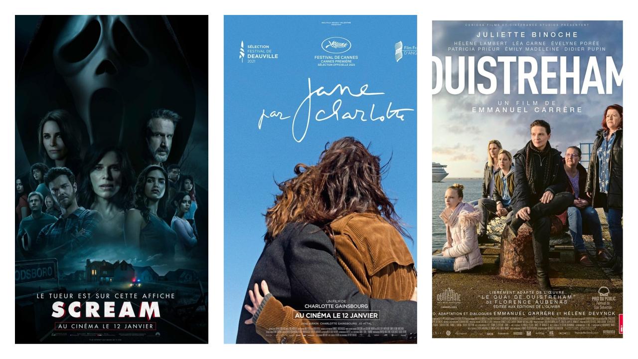 Affiche sorties de films mercredi 12 janvier 2022