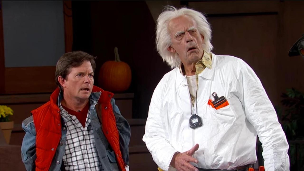 Marty McFly et Doc chez Jimmy Kimmel