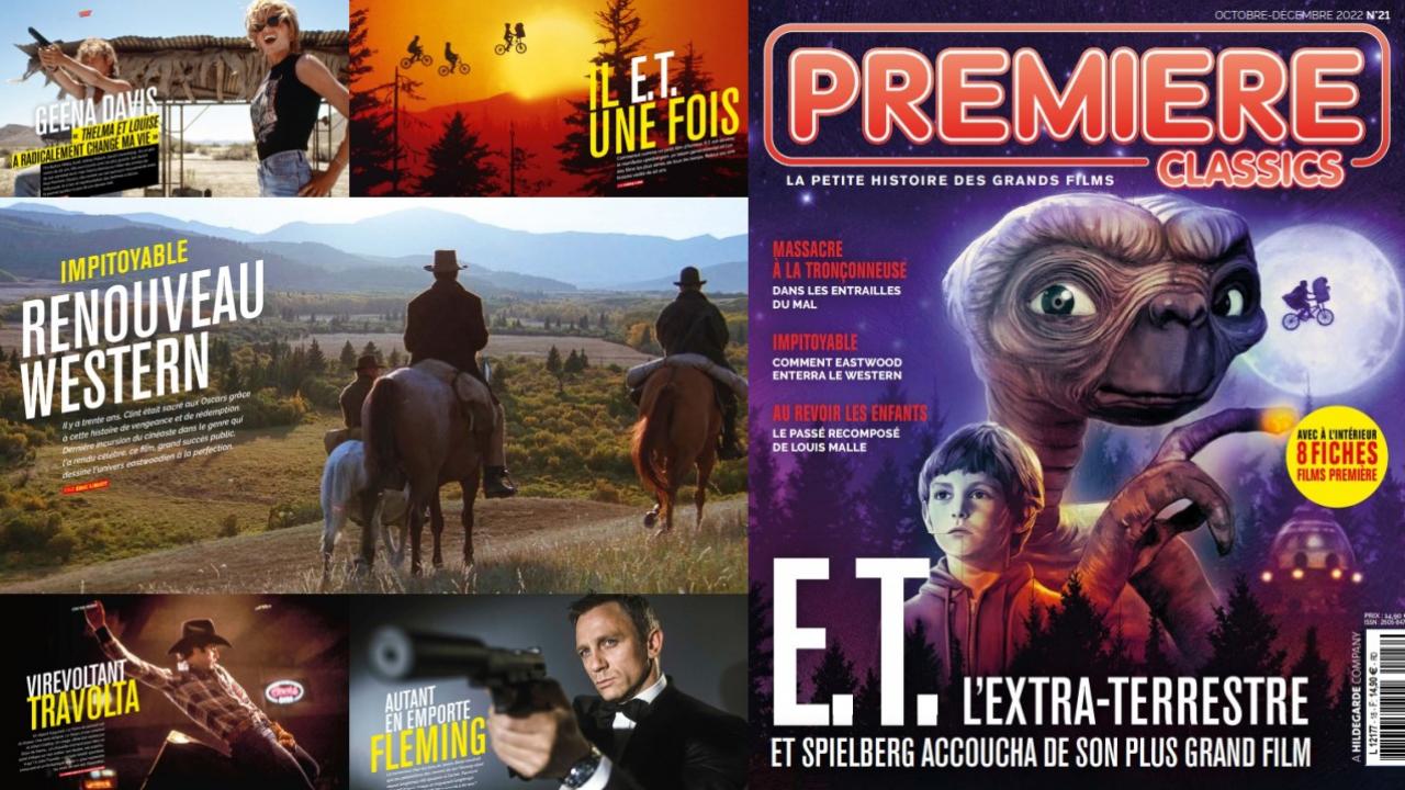 Au sommaire de Première Classics n°21 : E.T., Impitoyable, Geena Davis, John Travolta, Martin Scorsese...
