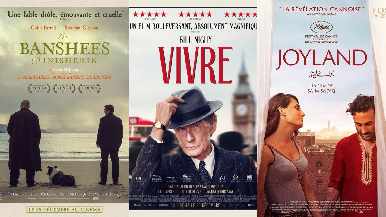 Affiches sorties de films 28 décembre 2022