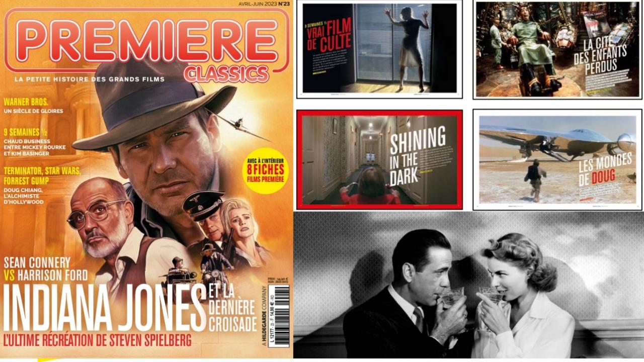 Au sommaire de Première Classics n°23 : Indiana Jones 3, Shining, les 100 ans de la Warner Bros, La Cité des enfants perdus...