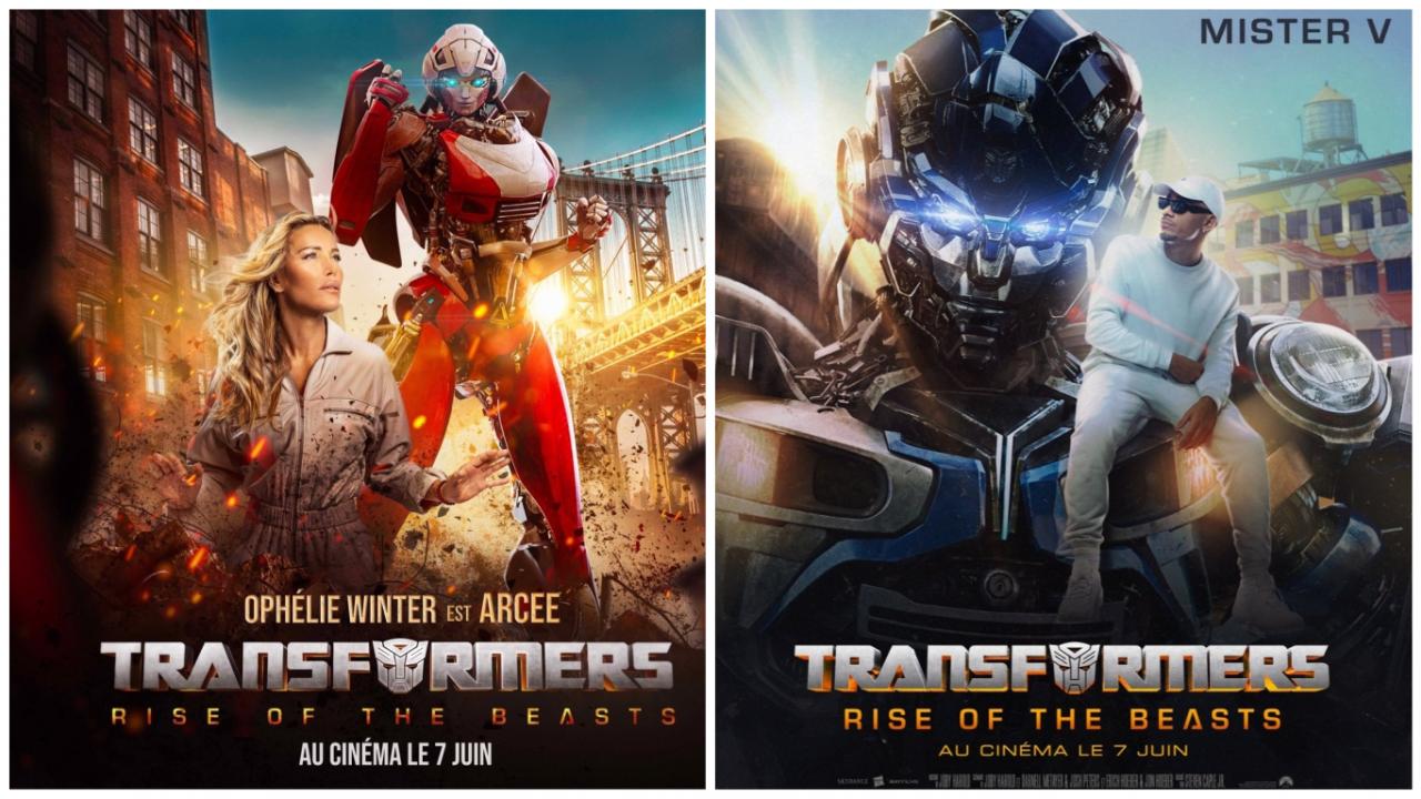 Transformers : Ophélie Winter et Mister V