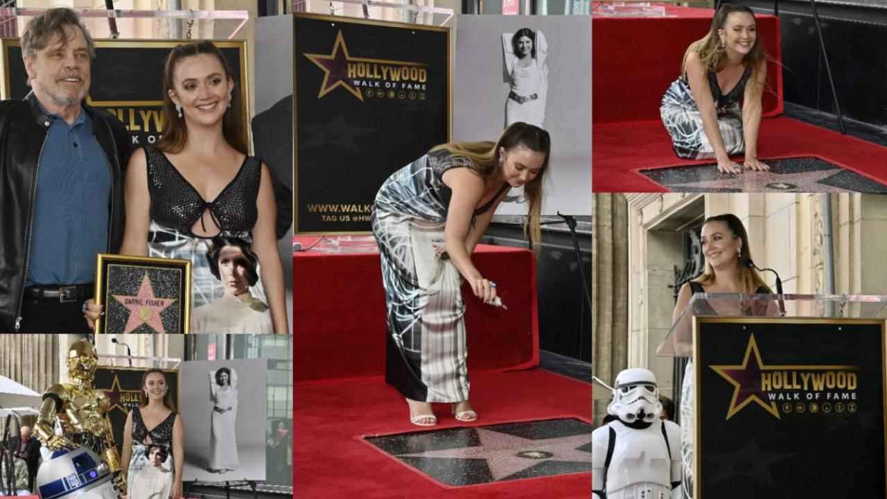Carrie Fisher a enfin son étoile sur le Hollywood Boulevard