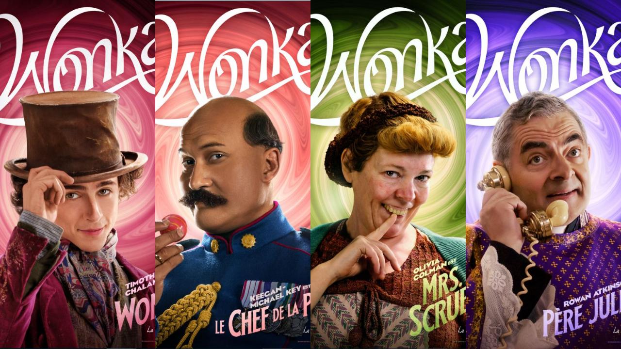 Affiches personnages Wonka