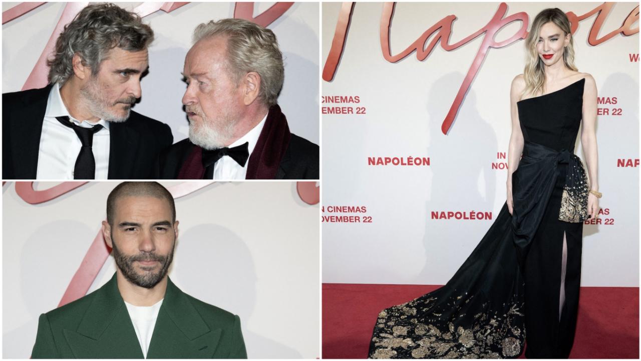 Ridley Scott, Joaquin Phoenix et Vanessa Kirby étaient à l’avant-première mondiale de Napoléon à Paris [photos]