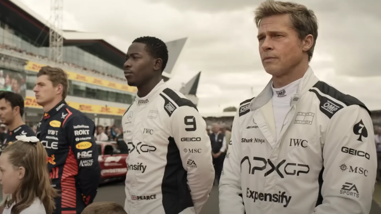 F1 Brad Pitt et Damson Idris