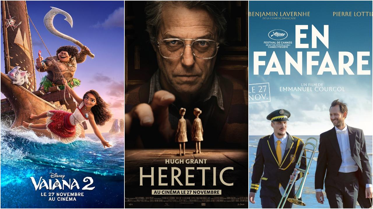 Affiches Films à l'affiche semaine du 27 novembre 2024