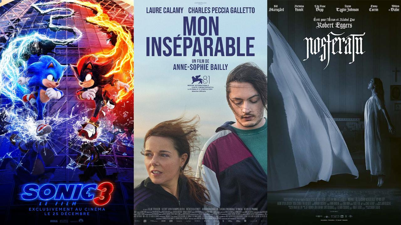 Affiches Films à l'affiche semaine du 25 décembre 2024