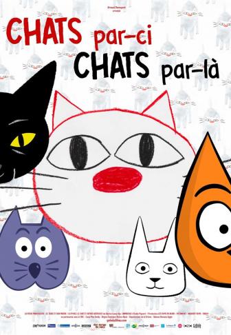 Affiche_Chats par-ci, chats par la