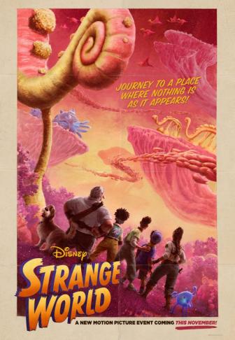 Strange World Disney affiche