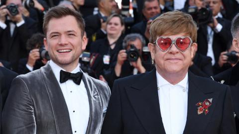 Cannes 2019 : Elton John et Taron Egerton sur le tapis rouge de Rocketman