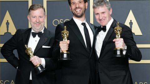 Oscars 2020 : Dominic Tuohy, Guillaume Rocheron et Greg Butler (meilleurs effets-spéciaux pour 1917)