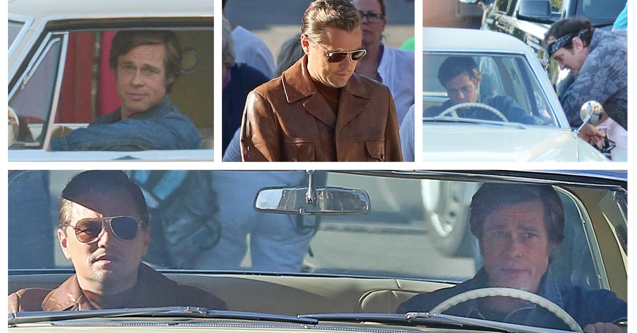 Once Upon a Time in Hollywood : Leonardo DiCaprio et Brad Pitt sur le tournage du prochain Quentin Tarantino