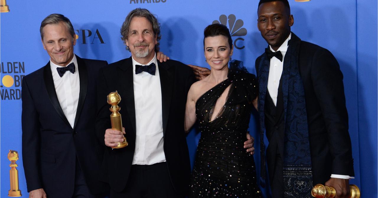 Les plus belles photos des Golden Globes 2019 : L'équipe de Green Book (meilleure comédie)