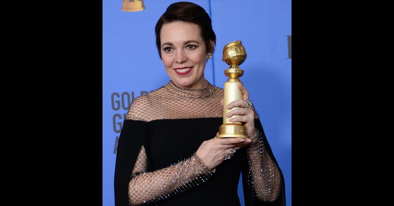 Les plus belles photos des Golden Globes 2019 : Olivia Coleman (meilleure actrice dans une comédie pour The Favourite)