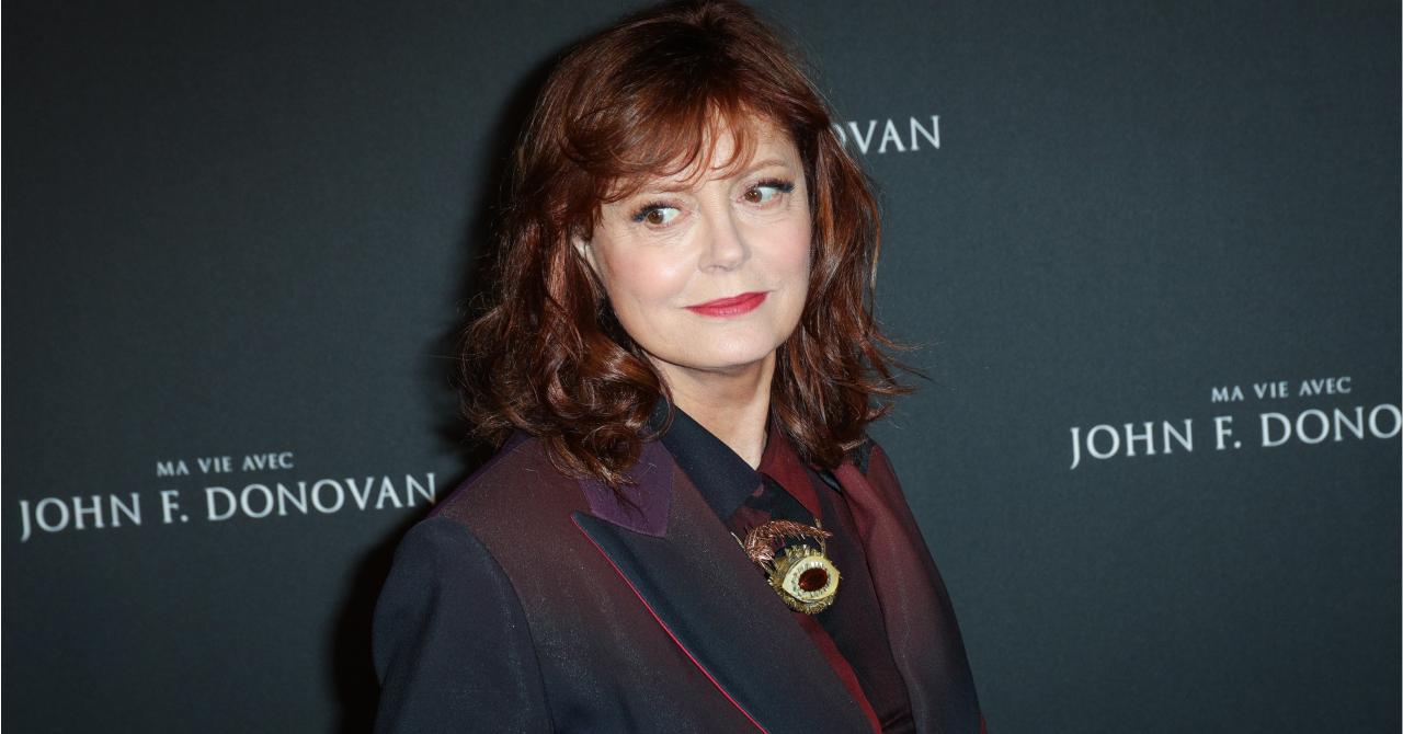 Susan Sarandon sur le tapis rouge parisien du film de Xavier Dolan 