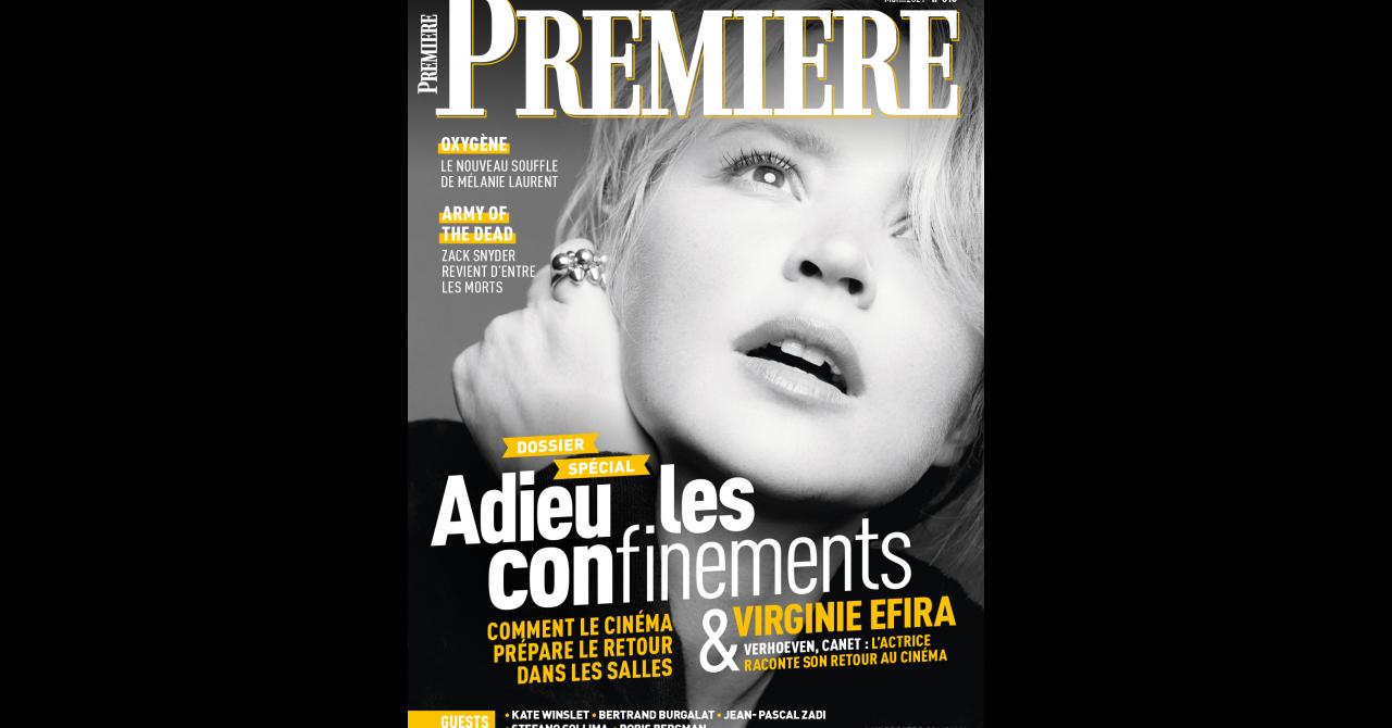 Première n°518 : Virginie Efira est en couverture