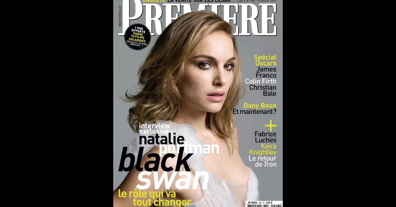 Natalie Portman en couverture de Première n°408 (février 2011)