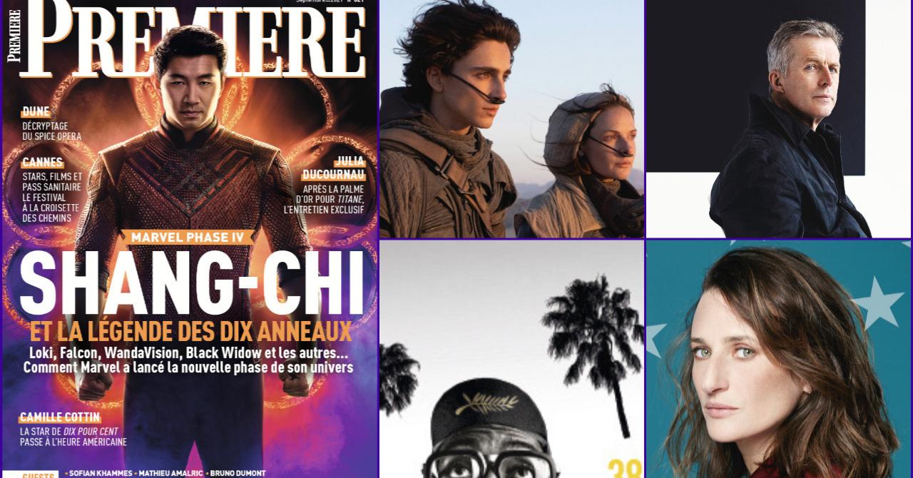 Sommaire de Première n°521 : Shang-Chi, Camille Cottin, Dune, Cannes 2021, Bruno Dumont, Oxmo Puccino...