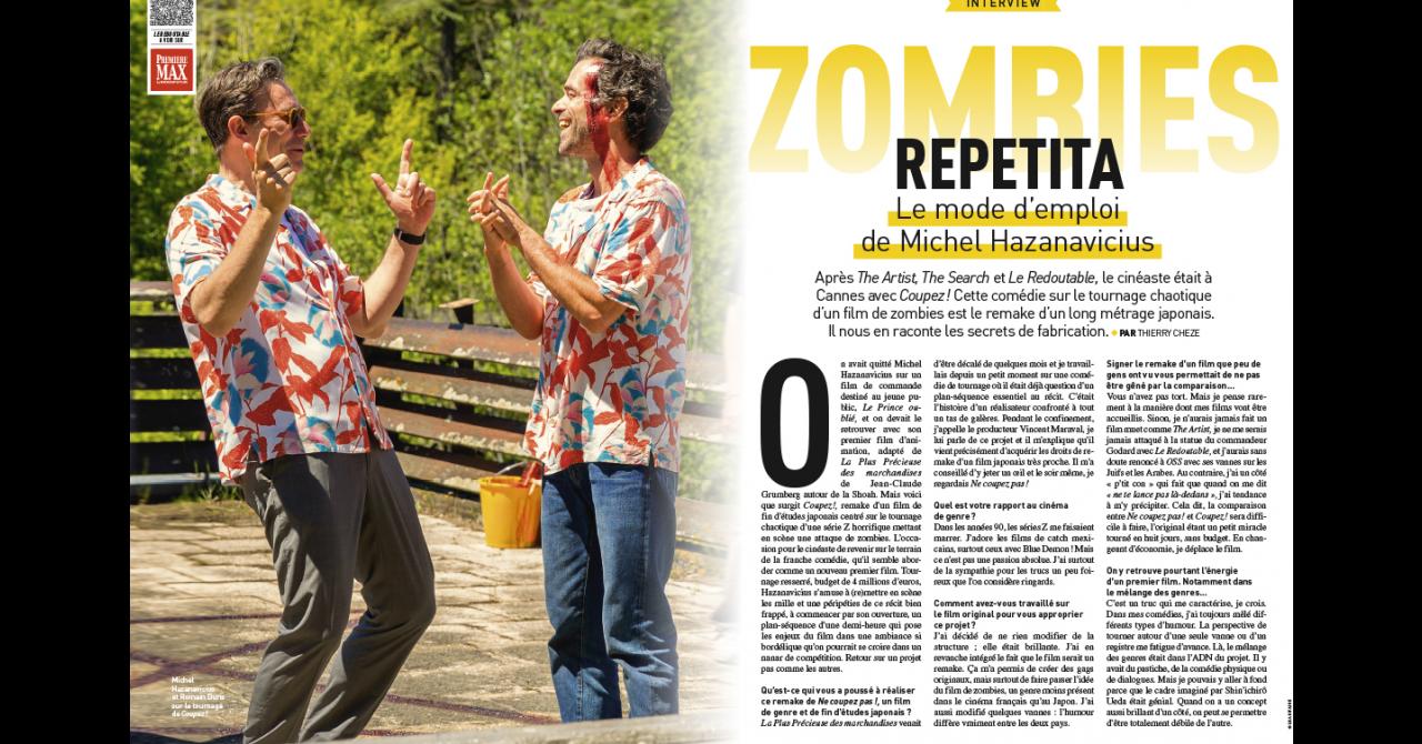 Première n°530 : Interview de Michel Hazanavicius