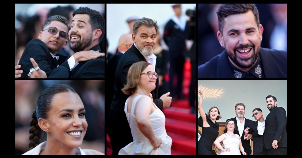 Cannes 2024 : Le tapis rouge si joyeux d'Artus et son équipe d'Un p'tit truc en plus [photos]