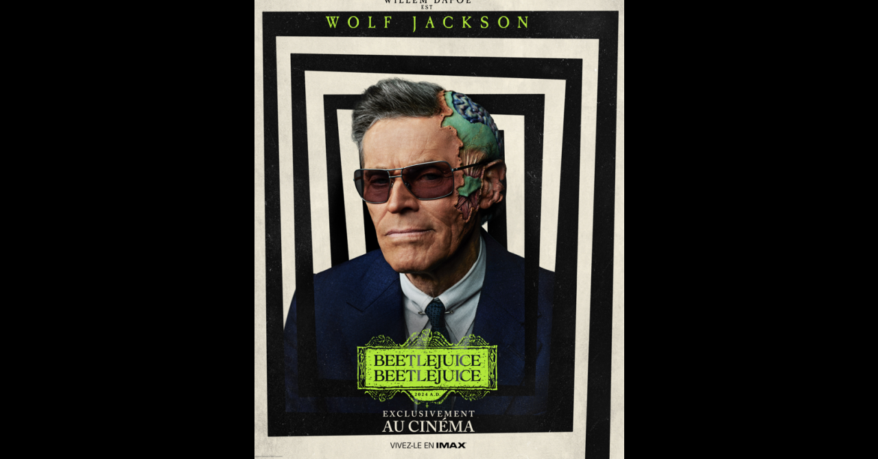 Beetlejuice 2 : Willem Dafoe est Wolf Jackson