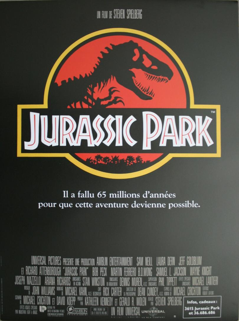 Jurassic Park 1993 affiche 