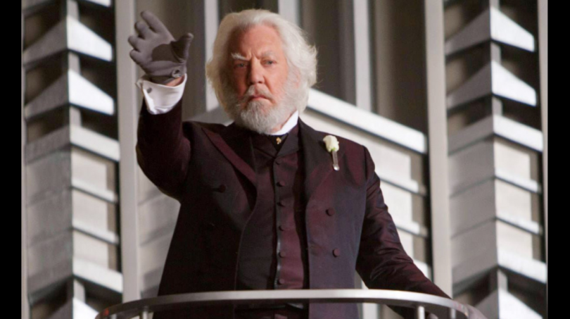 Pourquoi Donald Sutherland voulait absolument jouer le président Snow dans Hunger Games 