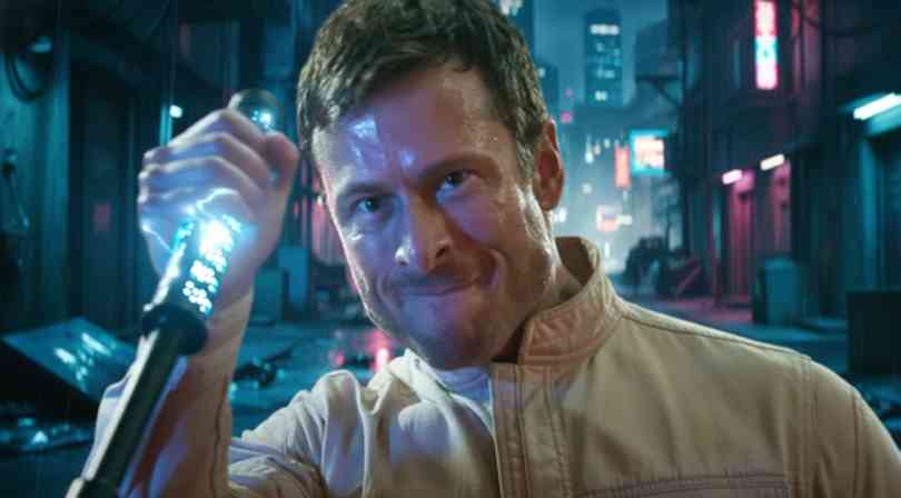 Glen Powell dans Running Man